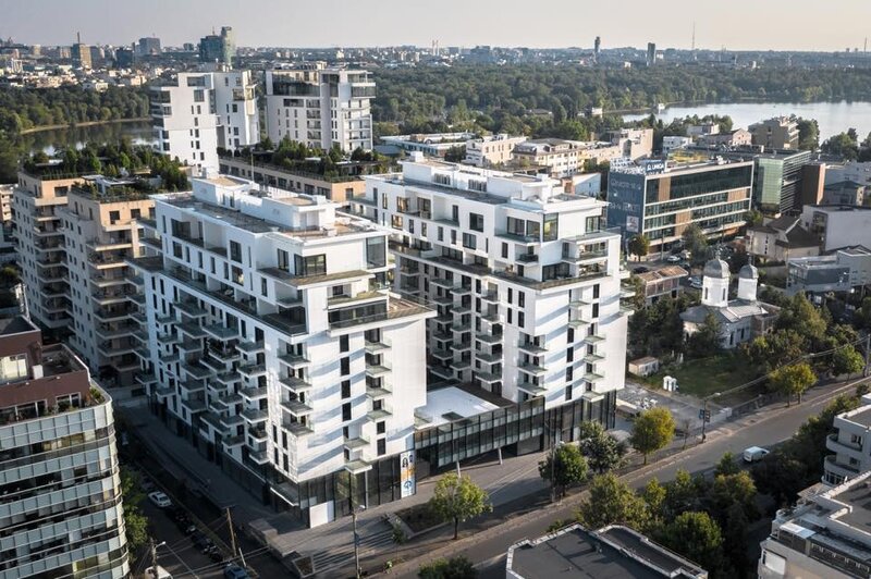 One Herastrau Plaza 2022 Aviatiei, 2 camere 70 mp Centrala Parcare Subteran